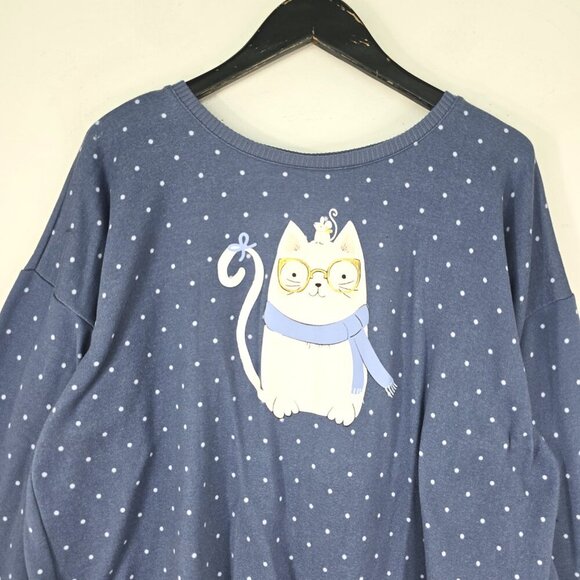 LC Lauren Conrad Women Periwinkle Blue Sweater Size XXL - Picture 2 of 6